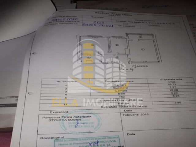 Cet, Constanta, Constanta, Romania, 1 Bedroom Bedrooms, 2 Rooms Rooms,1 BathroomBathrooms,Apartament 2 camere,De vanzare,2454